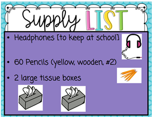 Supplies